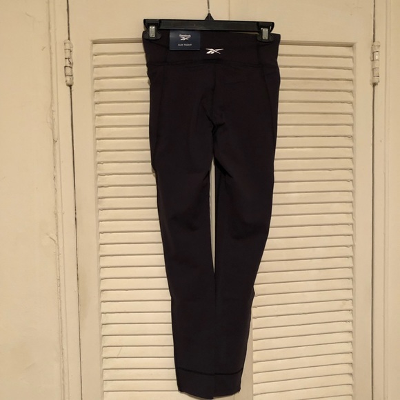 NWT Reebok Womens Lux Leggings Gym High Rise Workout Black Premium Tight… - Picture 8 of 14